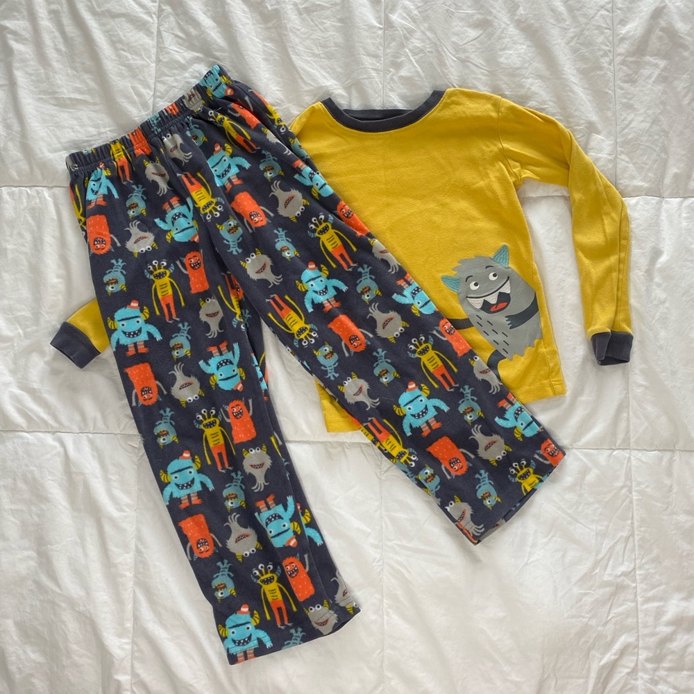 Boys Monster Pjs